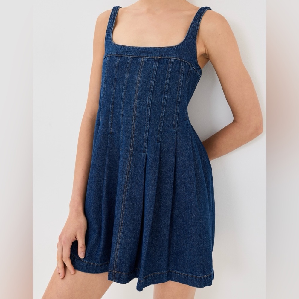 Reformation Violet denim mini dress